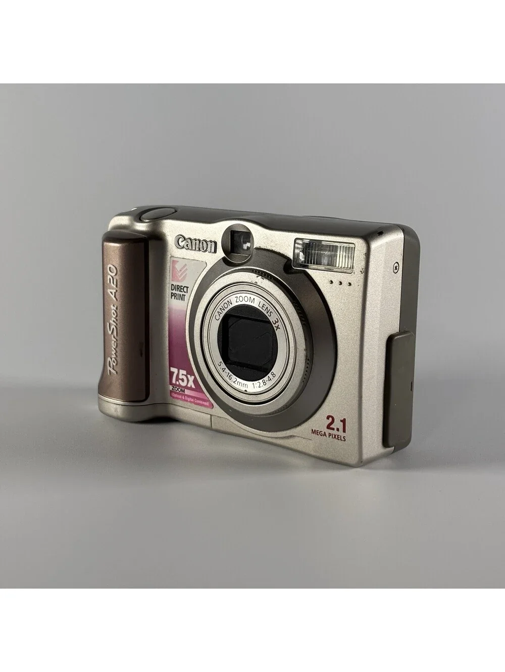 Canon PowerShot A20 2.1MP Digital Camera For PARTS / REPAIR - Bad Sensor